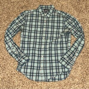 Bonobos men’s plaid long sleeve slim fit button down top